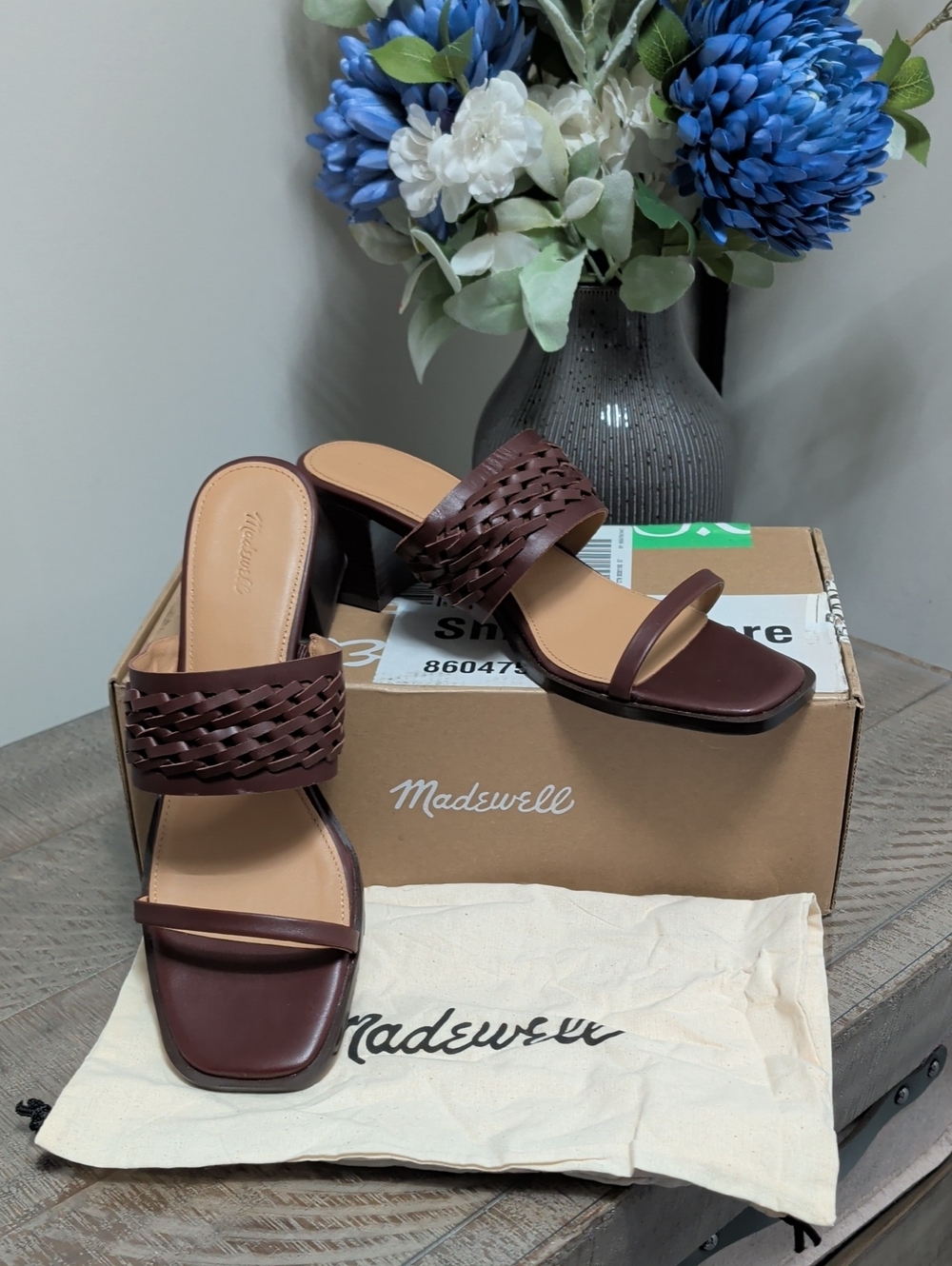 Madewell Roni Keira Block Heeled Mules NWB